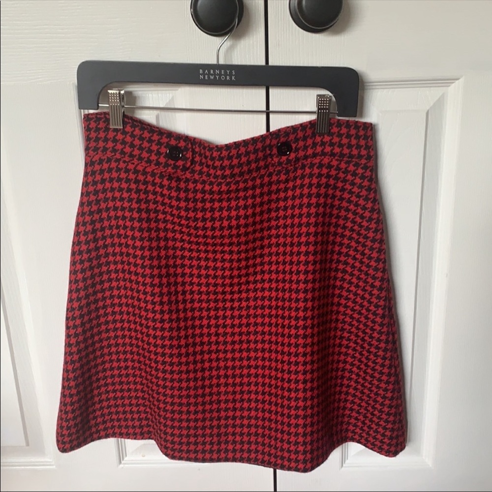 NWT Barney’s Houndstooth Suit Skirt